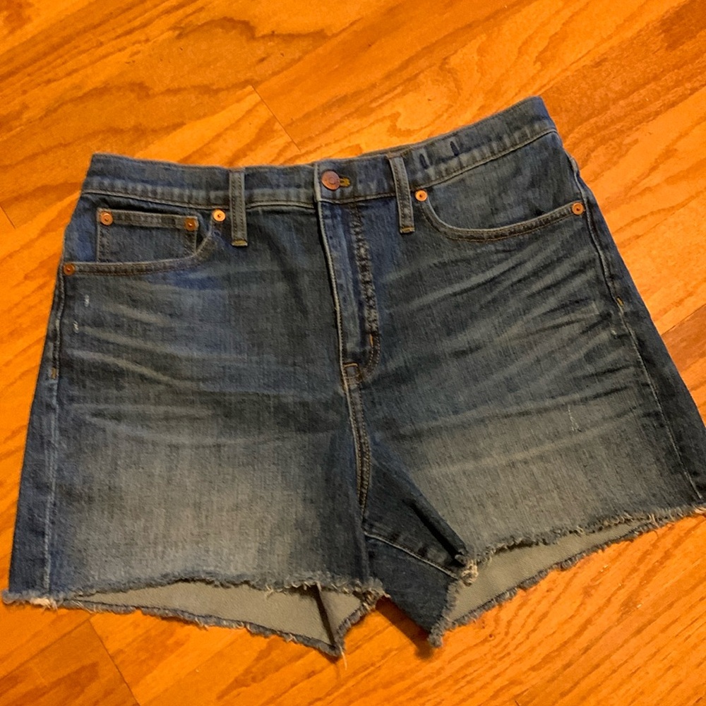 Madewell High Rise Denim Shorts